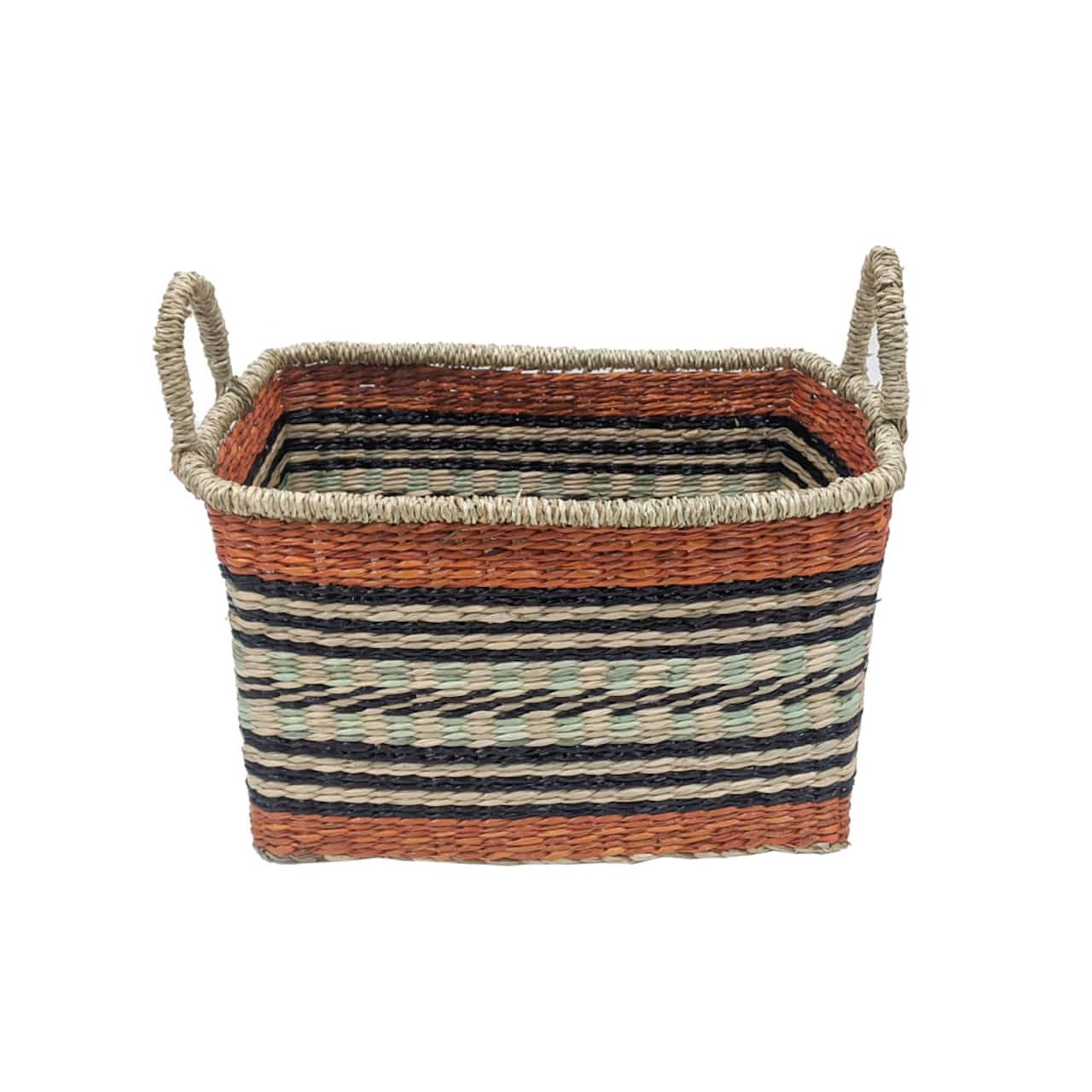 Multicolour Seagrass Tote Basket by Ashland®